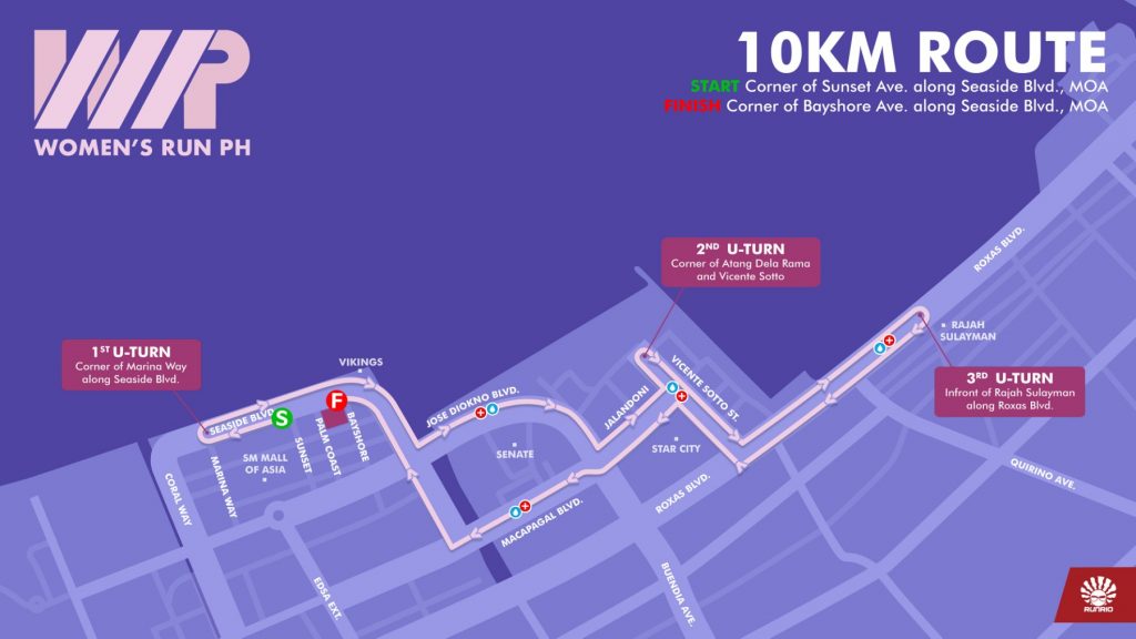 Women's Run PH 10KM ROUTE MOA