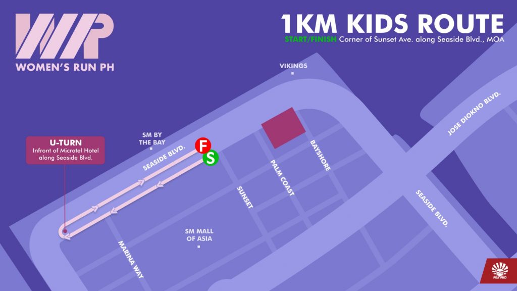 Women's Run PH 1KM ROUTE MOA