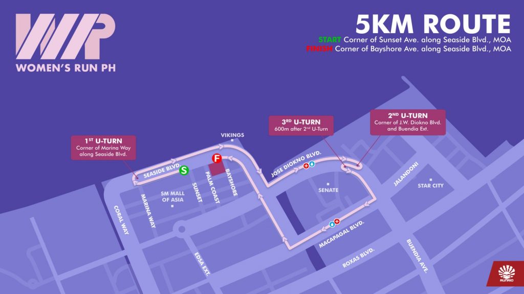 Women's Run PH 5KM ROUTE MOA