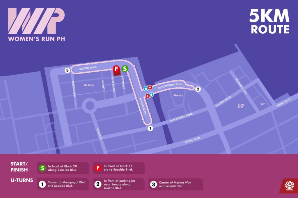 Women's Run PH 5KM ROUTE