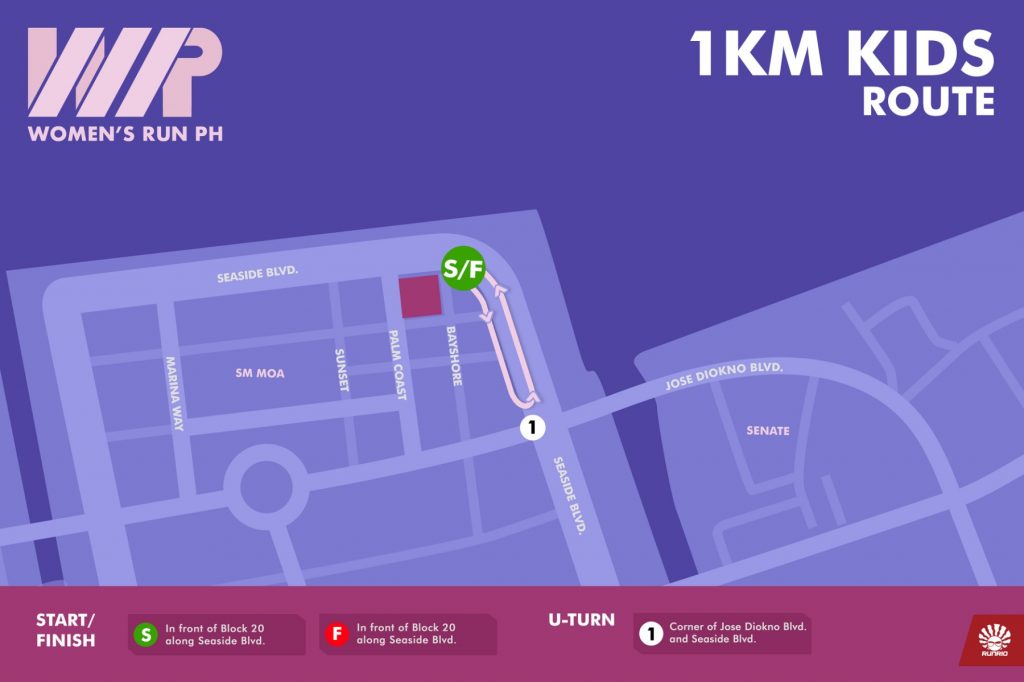 Women's Run PH 1KM KIDS ROUTE